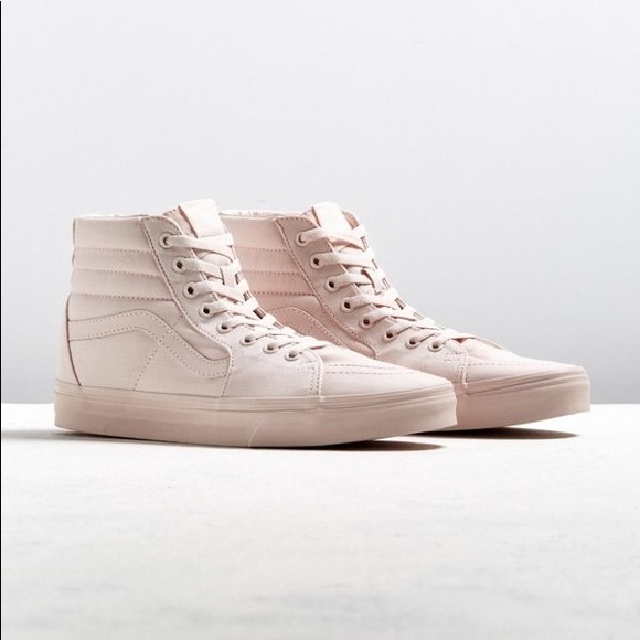blush high top vans